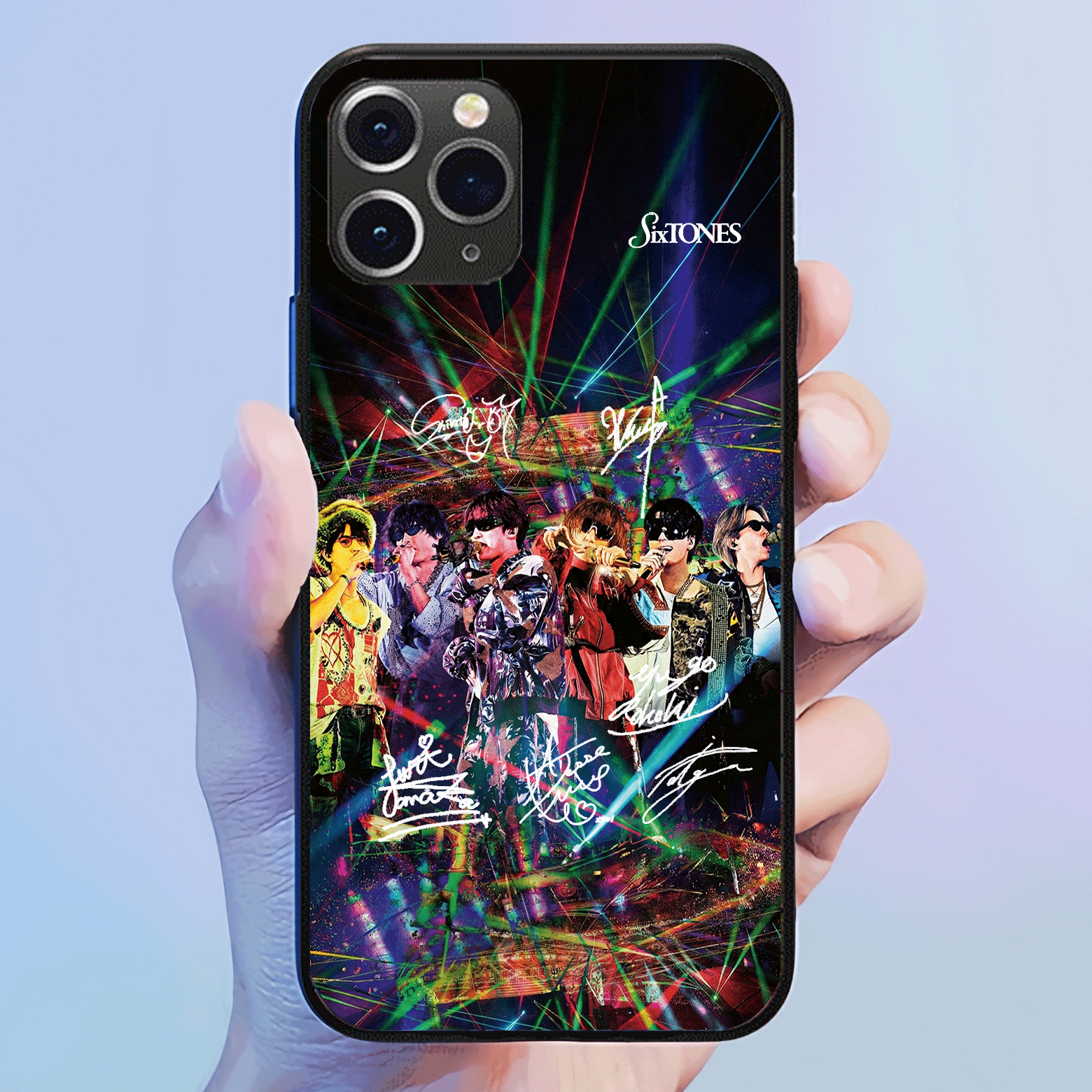 発光するスマートフォンケース 【SixTONES/YOUNG OLD】