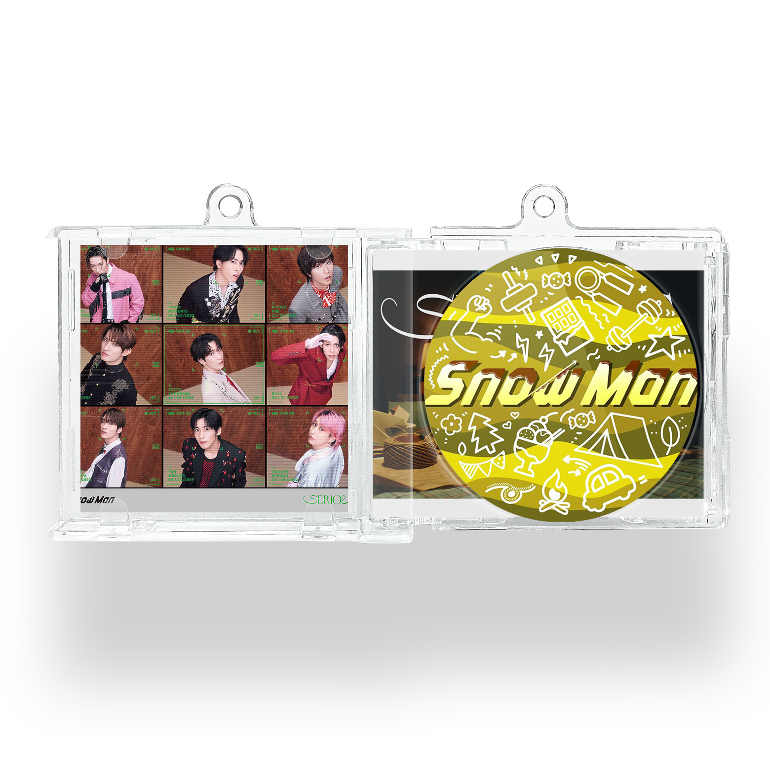 NFCミニCDキーリング【SnowMan/SERIOUS】-YITOTO™推し活がもっと楽しくなる