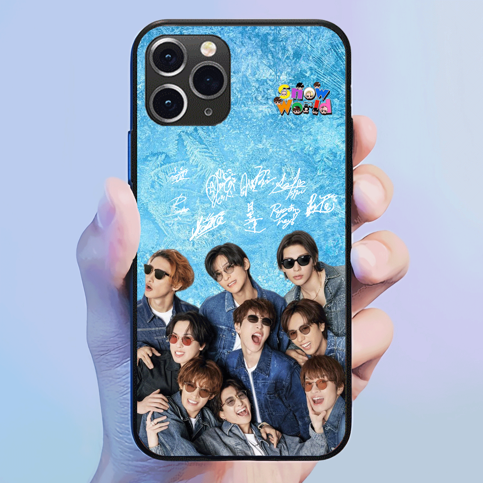 発光するスマートフォンケース 【SnowMan/SERIOUS】