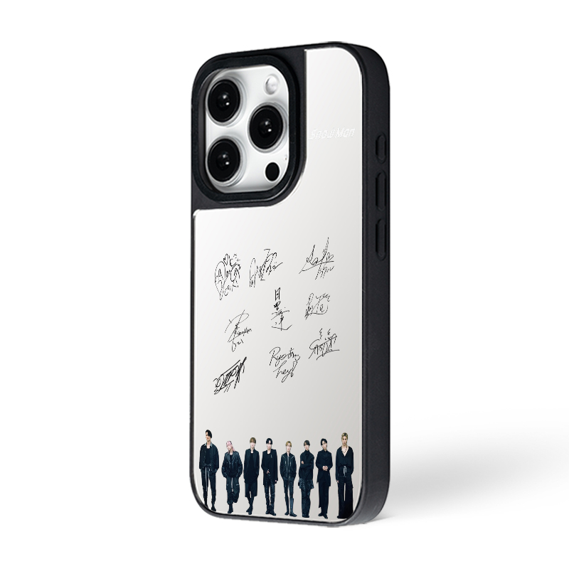 マットバンパー×ミラー スマホケース【SnowMan】-B