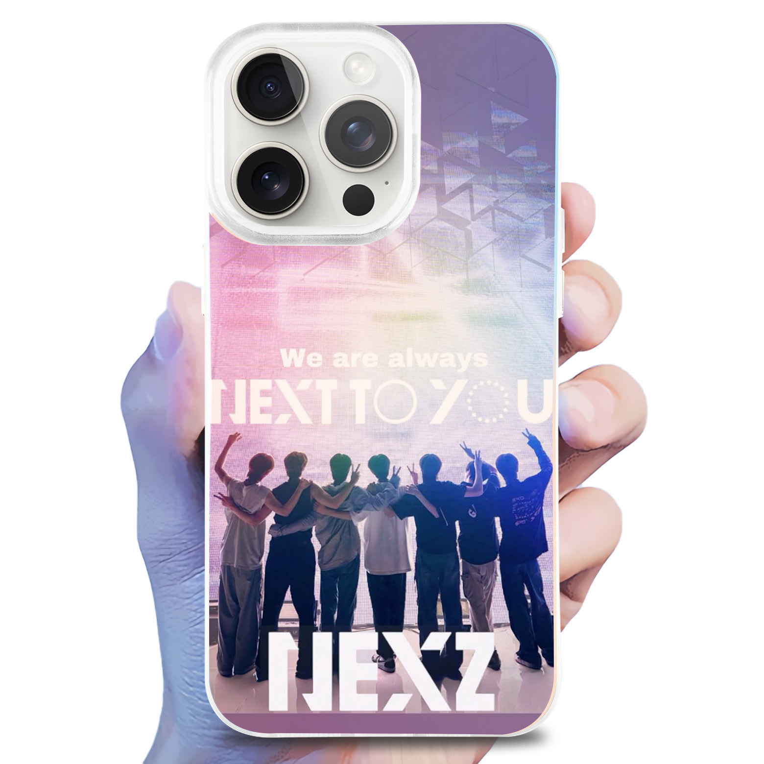 レーザーグラデーションスマートフォンケース【NEXZ/One Bite】-YITOTO™推し活がもっと楽しくなる
