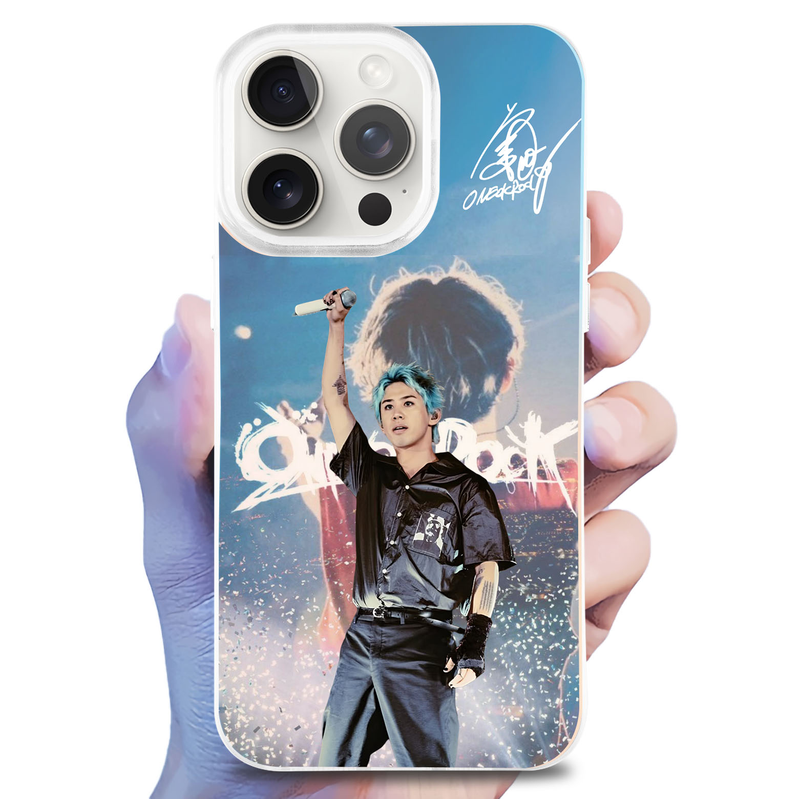レーザーグラデーションスマートフォンケース【森内貴寛TAKA/ONE OK ROCK】-YITOTO™推し活がもっと楽しくなる