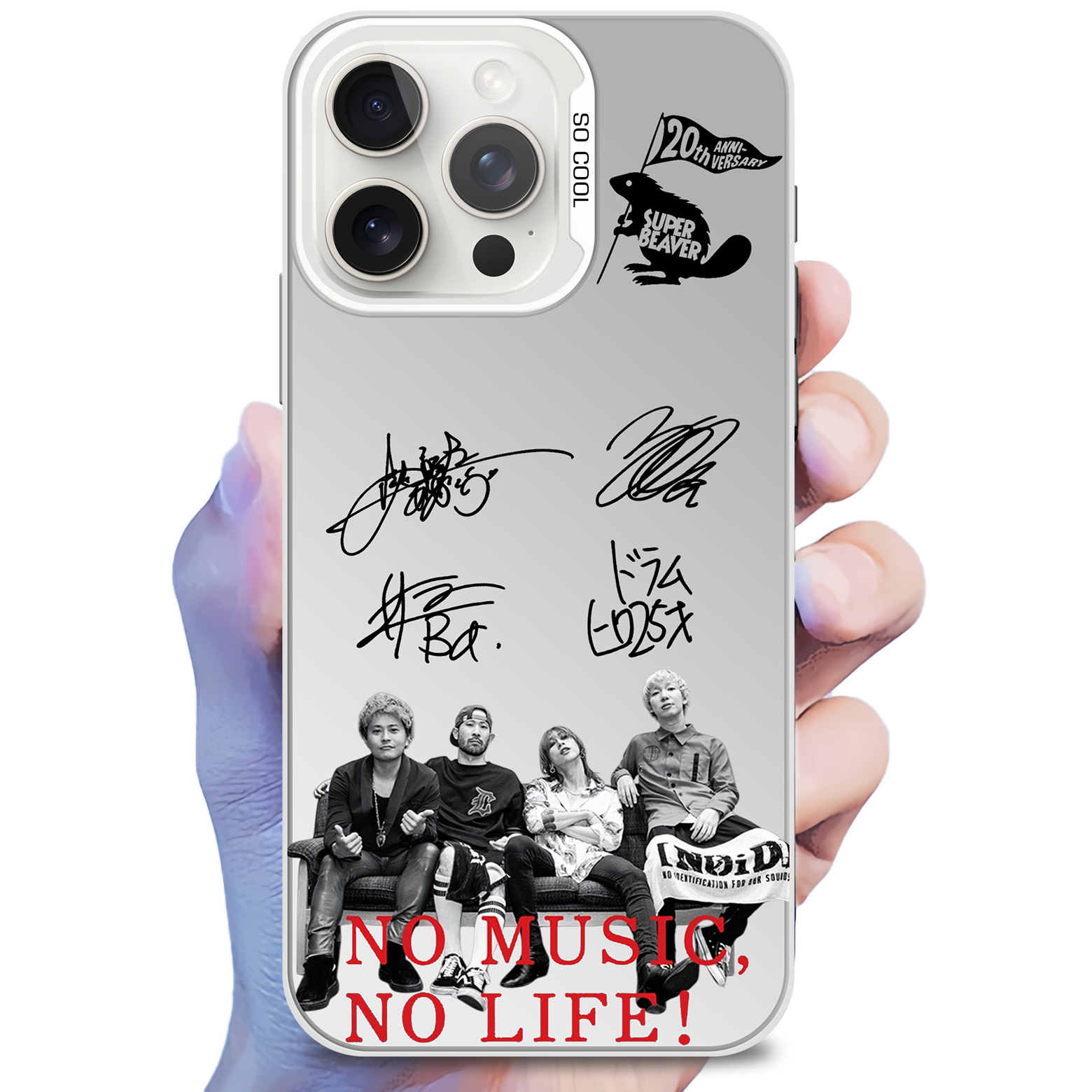 ミラースマホケース-銀【SUPER BEAVER/Acoustic Album 1】