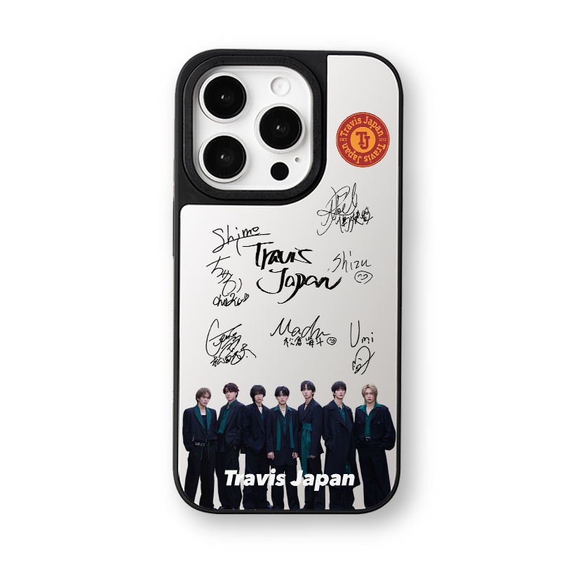 マットバンパー×ミラー スマホケース【Travis Japan/陰ニモ日向ニモ】