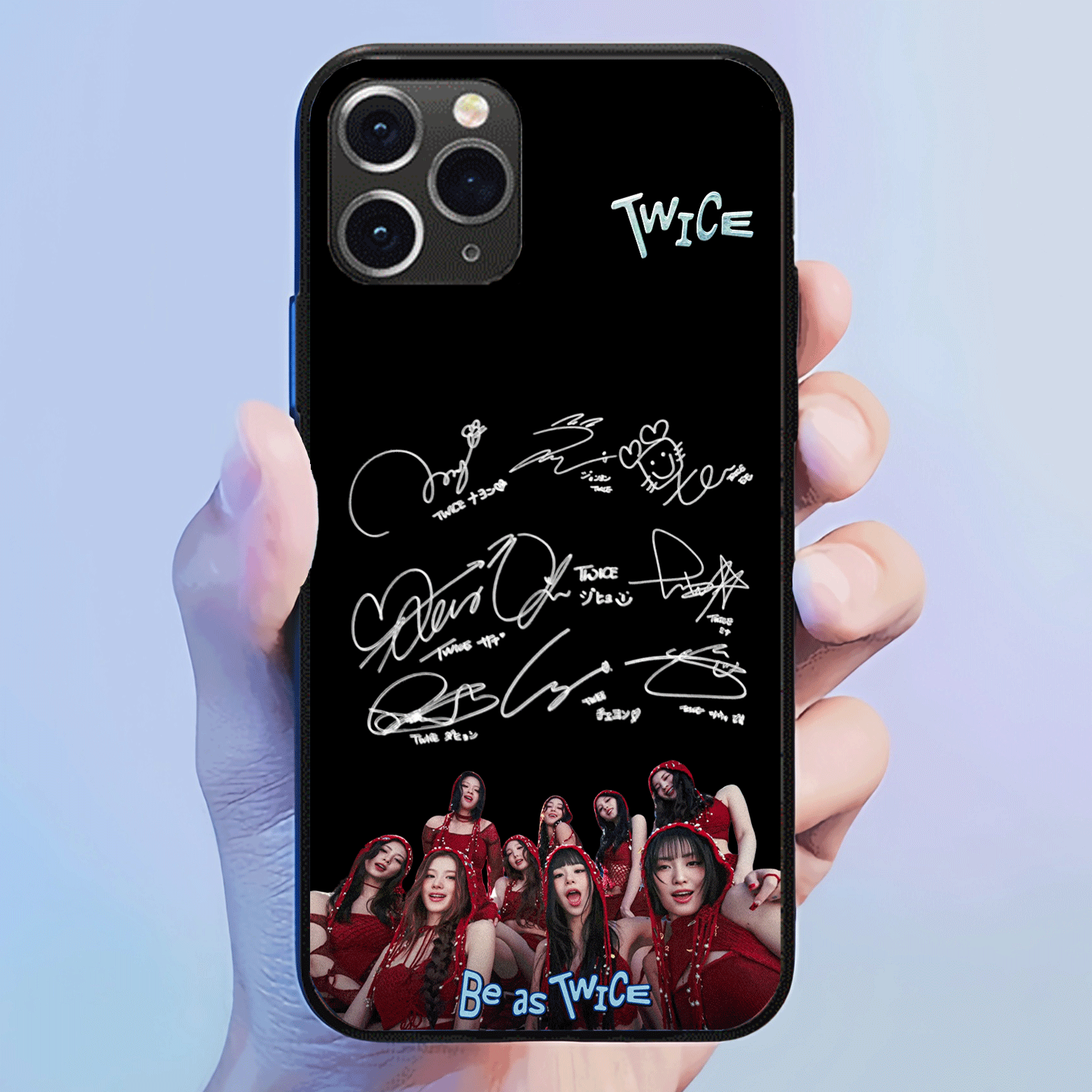 発光するスマートフォンケース 【TWICE/THIS IS FOR】-YITOTO™推し活がもっと楽しくなる