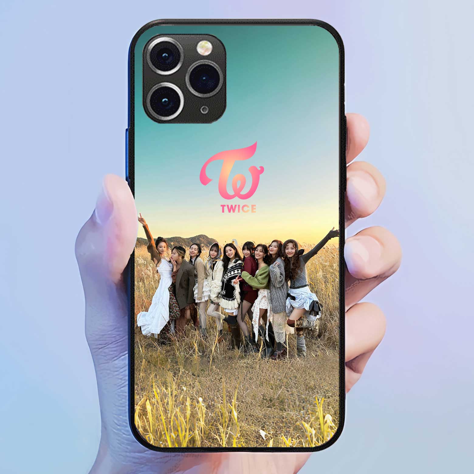 発光するスマートフォンケース 【TWICE】