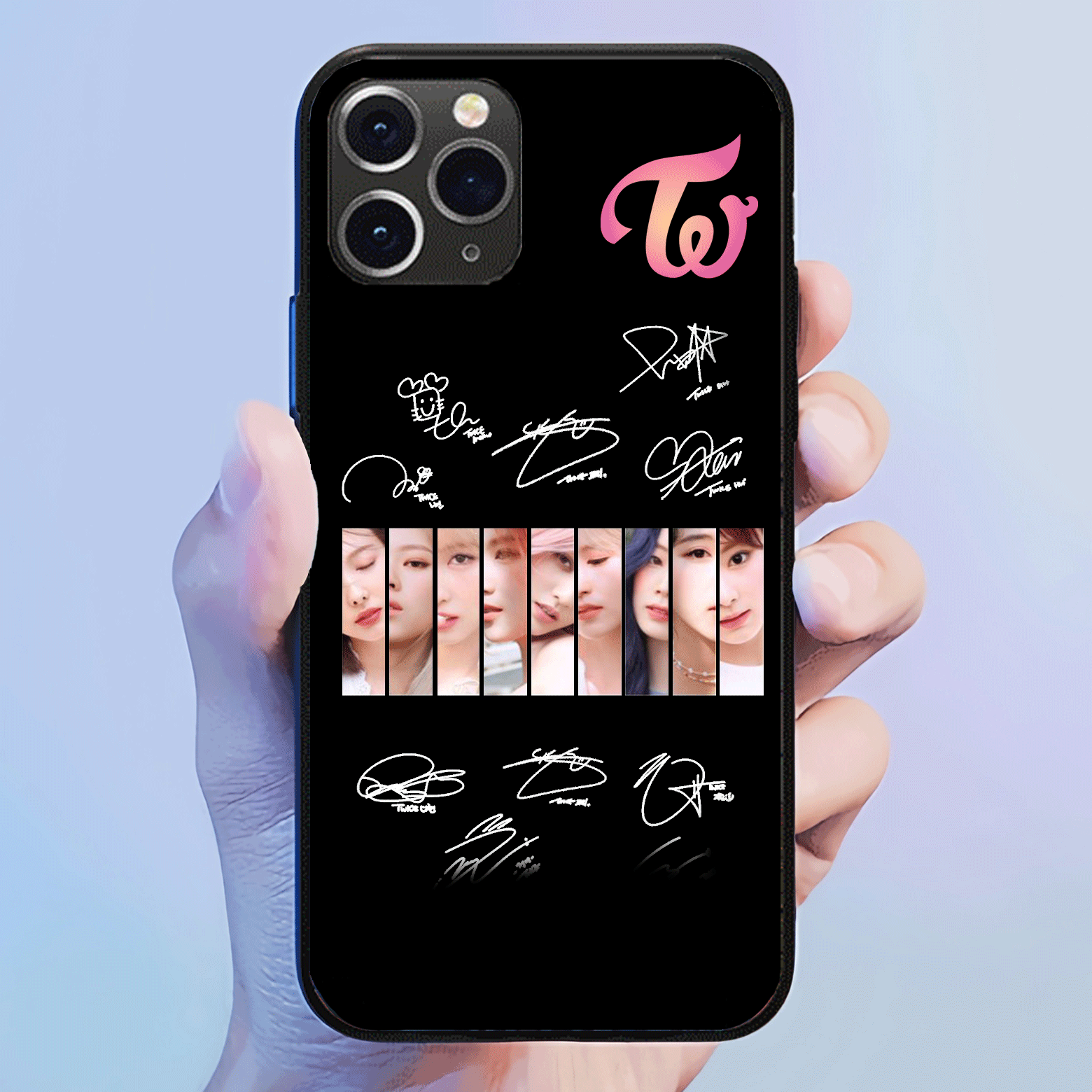 発光するスマートフォンケース 【TWICE】