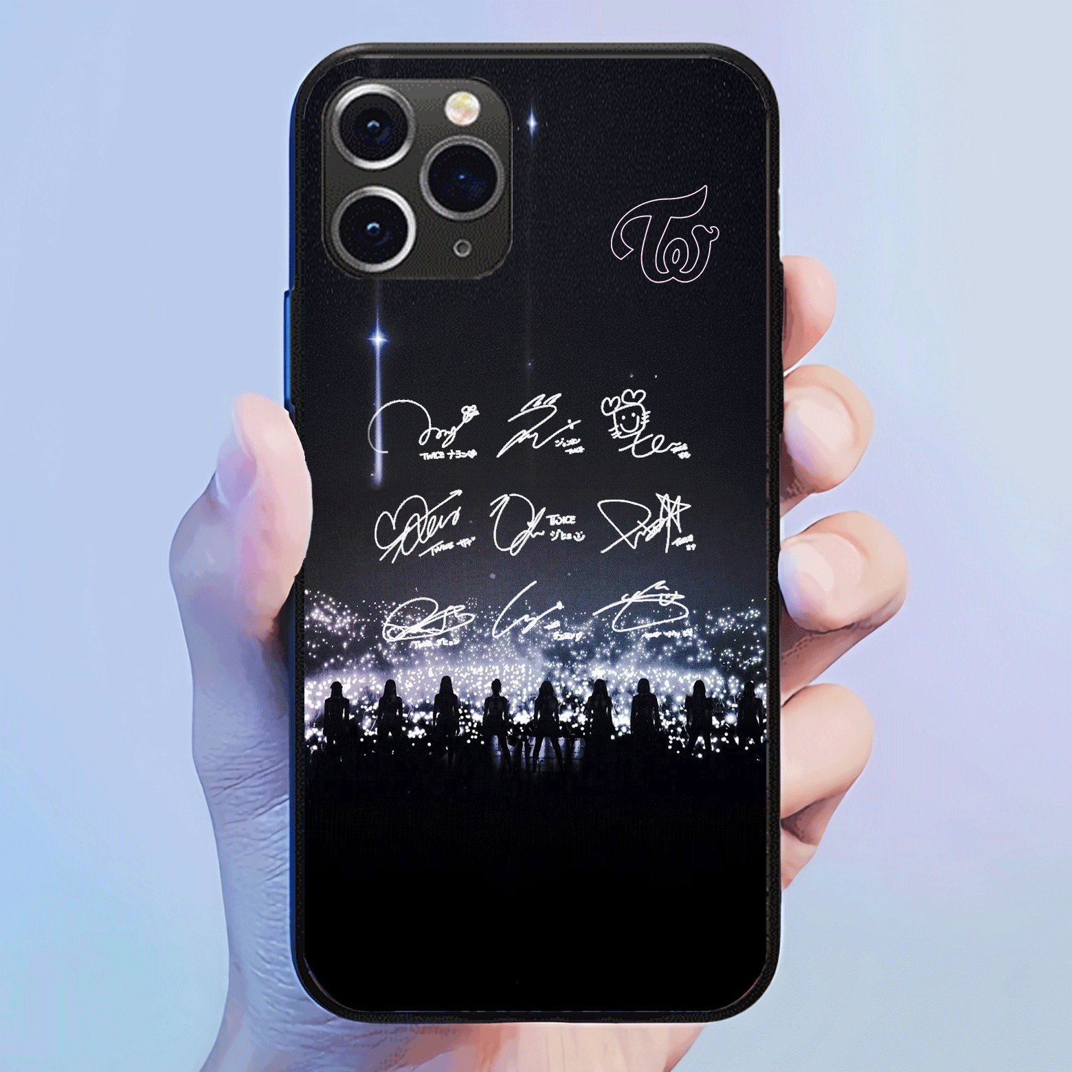 発光するスマートフォンケース 【TWICE】-B