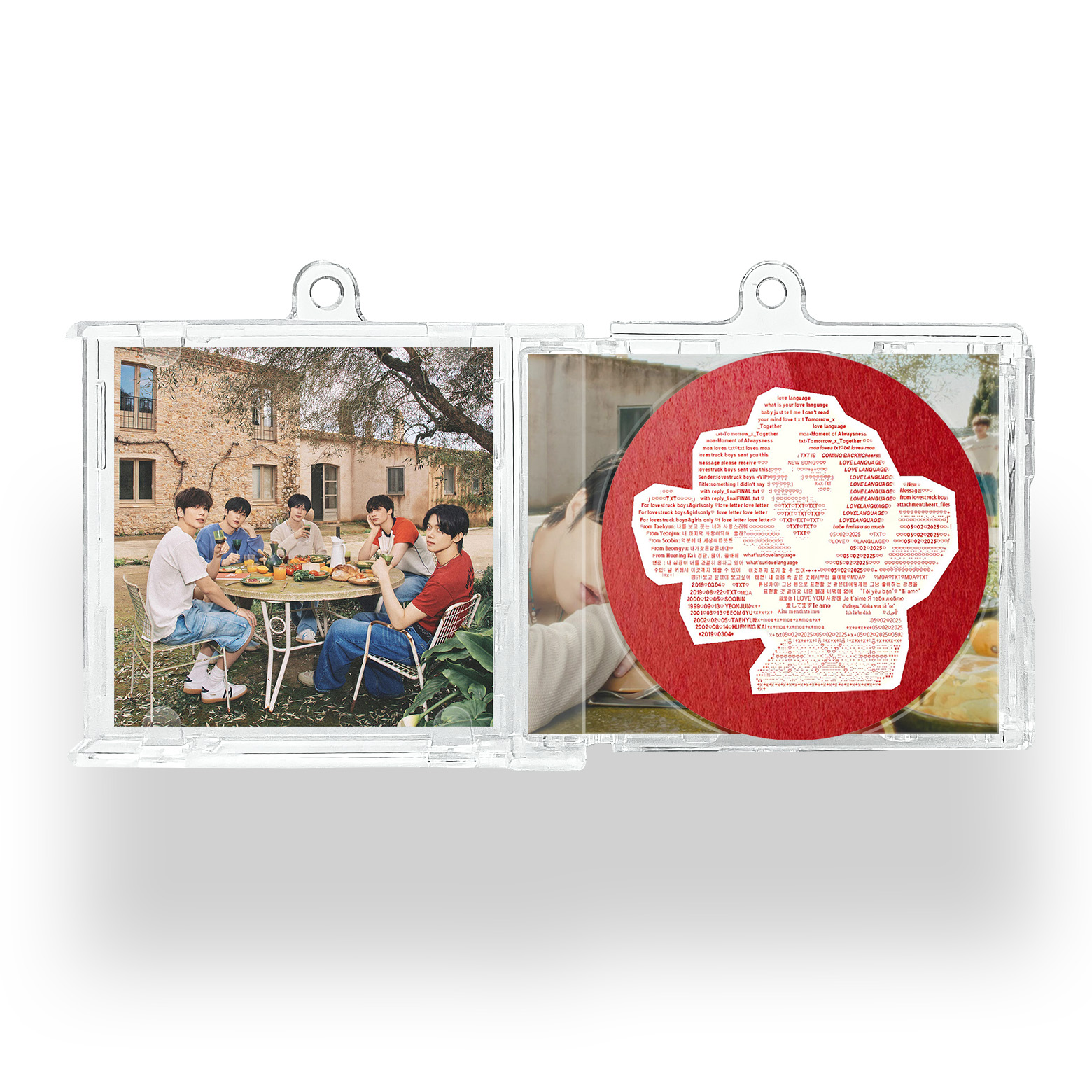 NFCミニCDキーリング【TXT/Love Language】-YITOTO™推し活がもっと楽しくなる