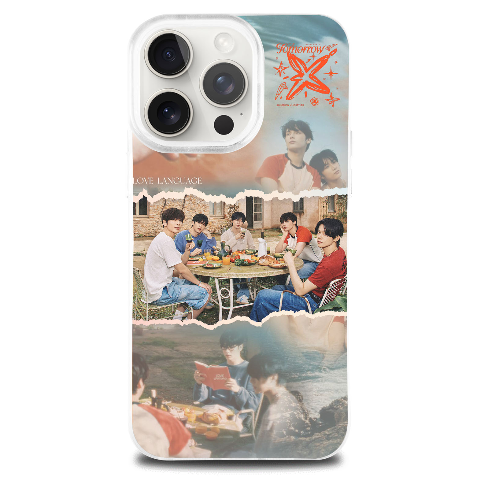 レーザーグラデーションスマートフォンケース-【TXT/Love Language】-YITOTO™推し活がもっと楽しくなる