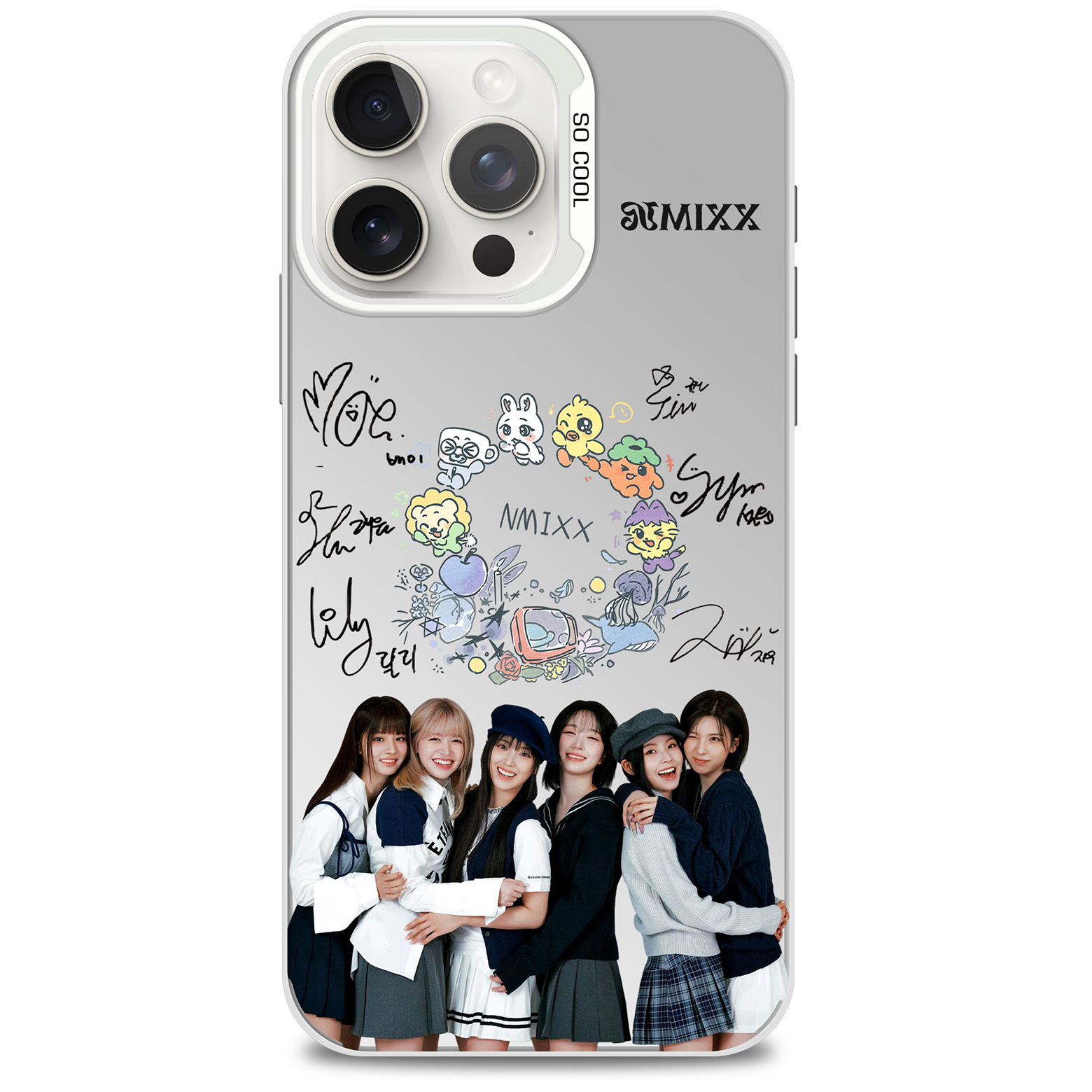 ミラースマホケース-銀【NMIXX/2nd Anniversary】