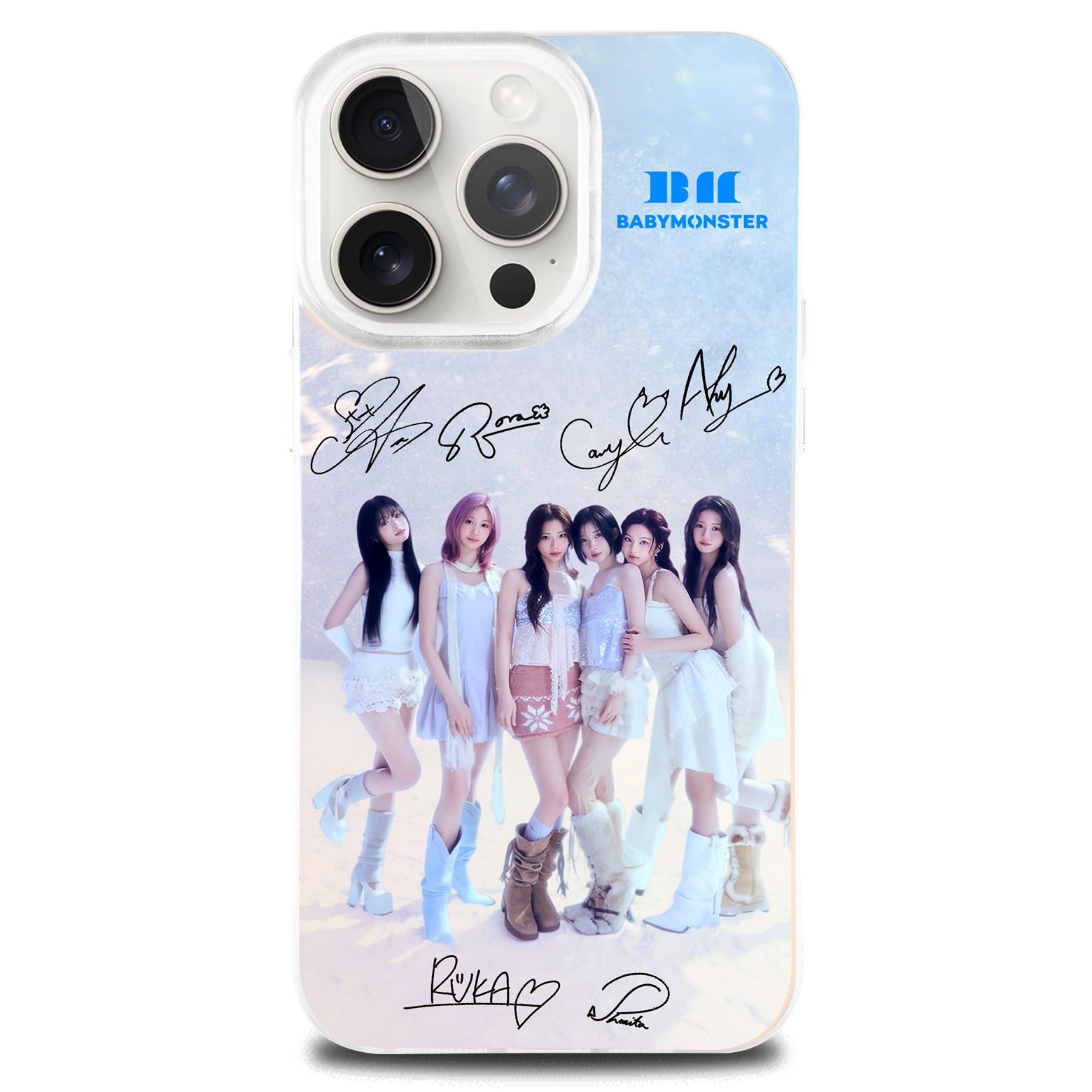 ミラースマホケース-赤【BABYMONSTER/SUPA DUPA LUV】