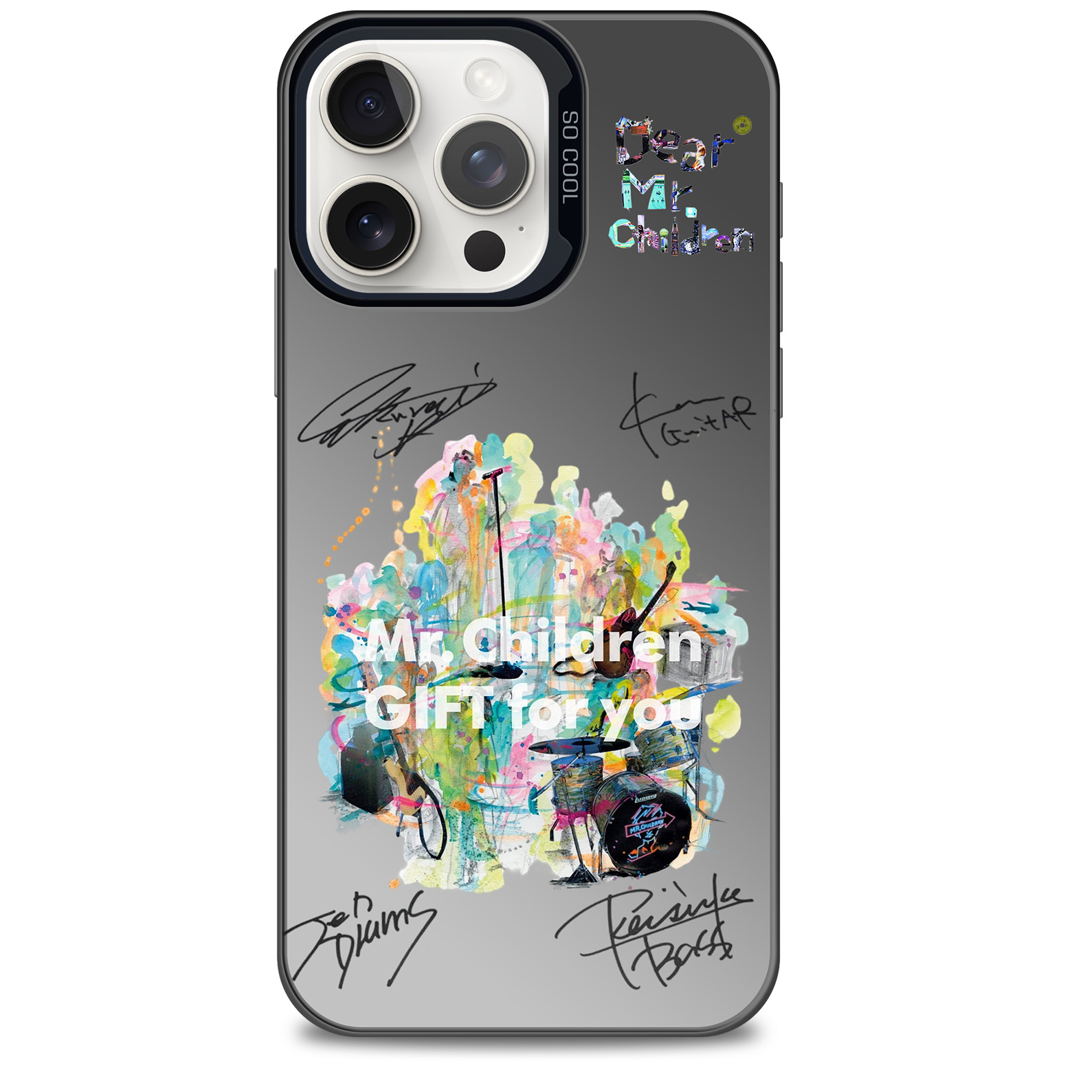 ミラースマホケース-黒【Mr.Children/GIFT for you】