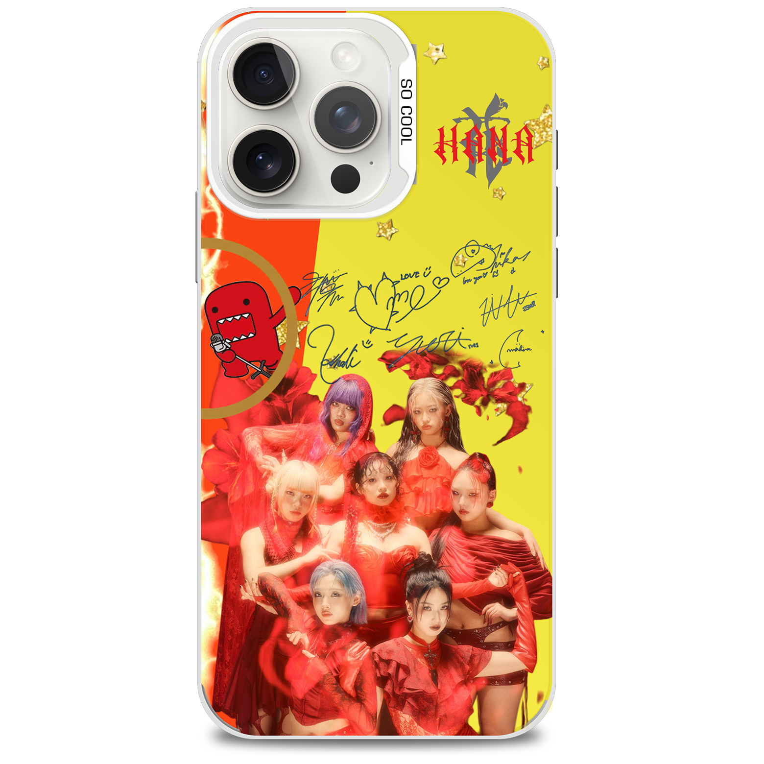 ミラースマホケース-銀【HANA/紅白歌合戦】