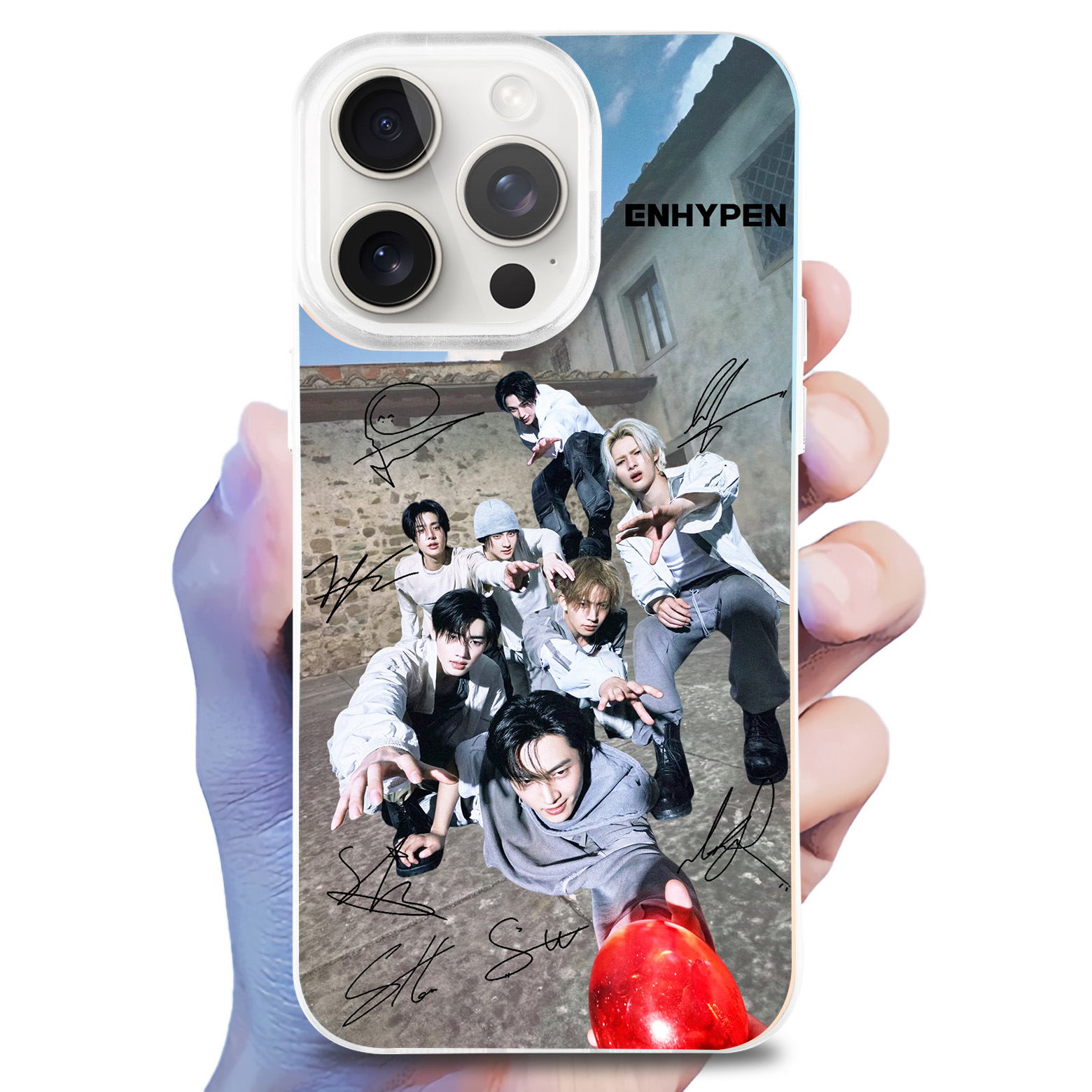 レーザーグラデーションスマートフォンケース【ENHYPEN/THE SIN : VANISH】