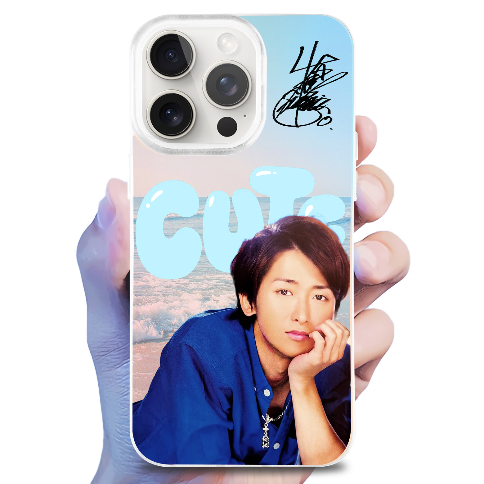 レーザーグラデーションスマートフォンケース【大野智/嵐ARASHI】