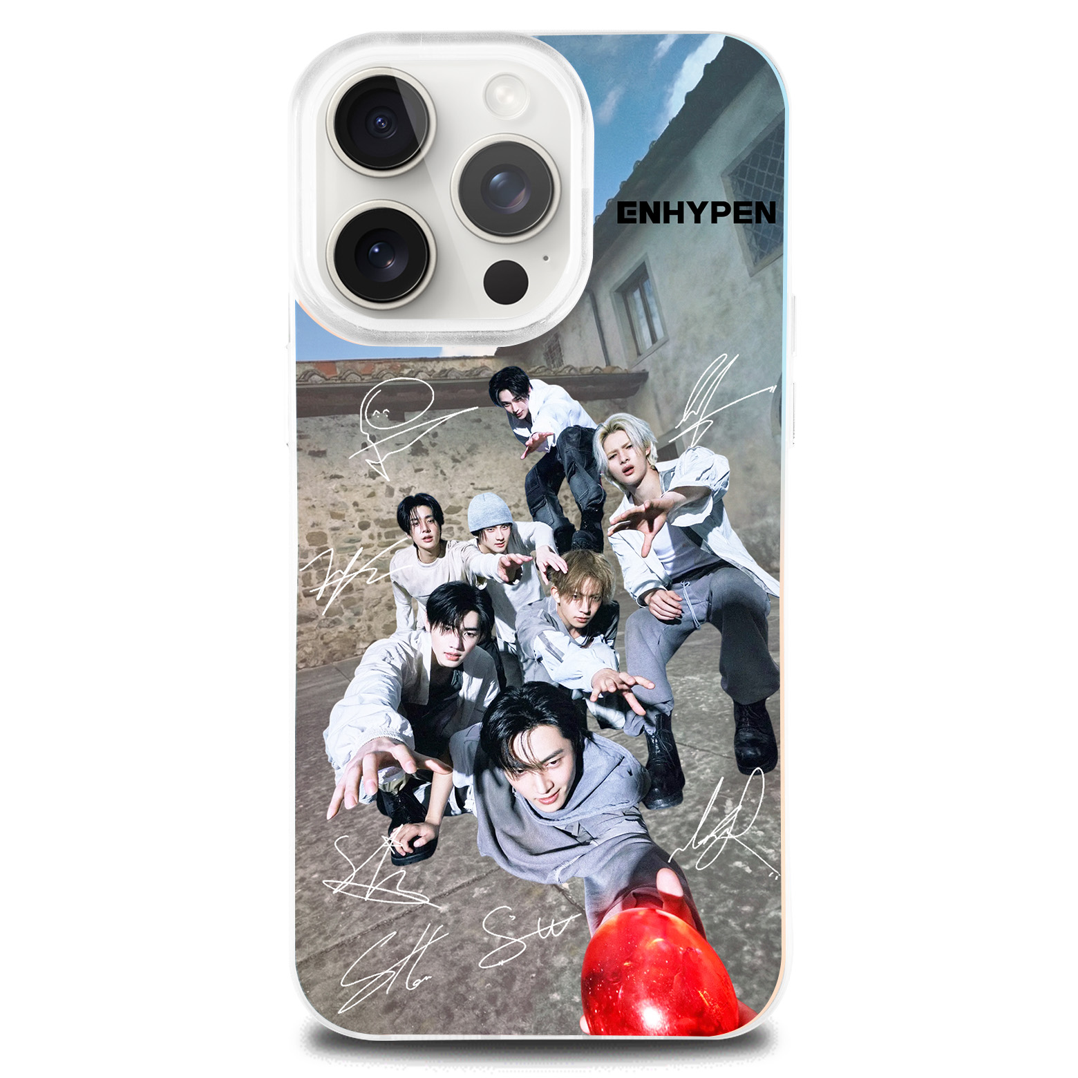 レーザーグラデーションスマートフォンケース【ENHYPEN/THE SIN : VANISH】