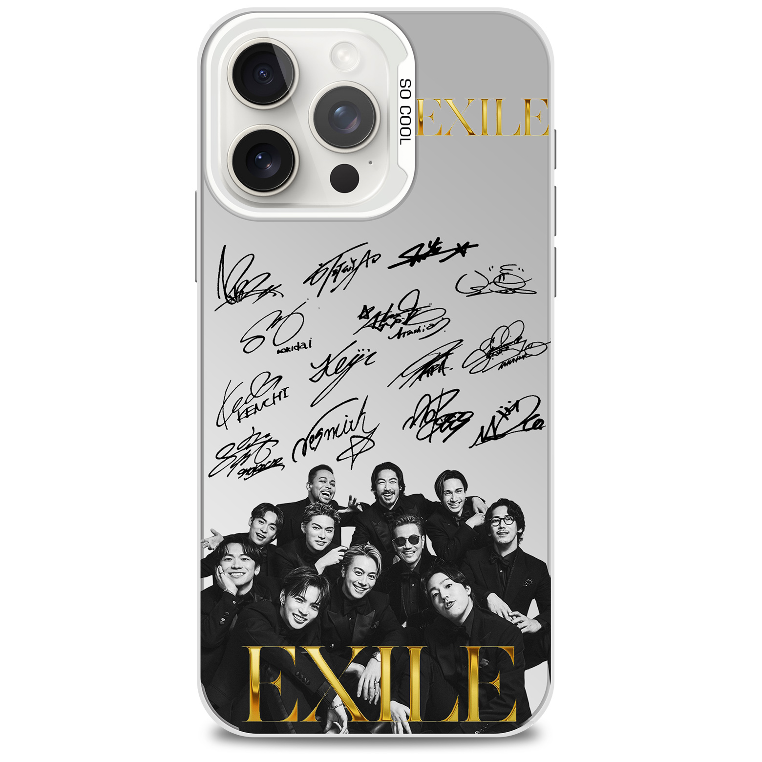 ミラースマホケース-銀【EXILE/Get‑go!】