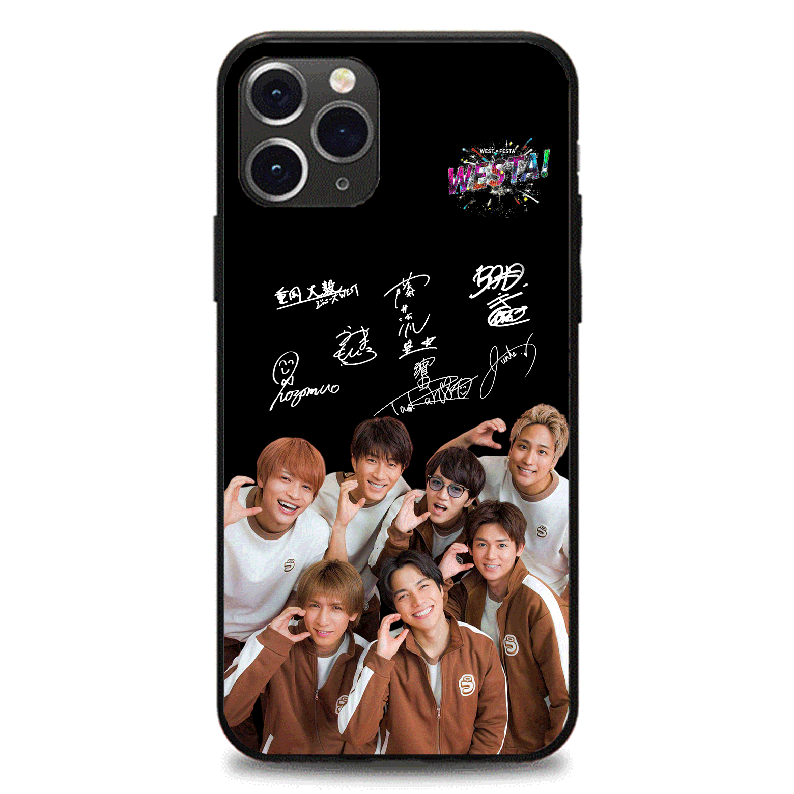 発光するスマートフォンケース 【WEST./ちゃお】