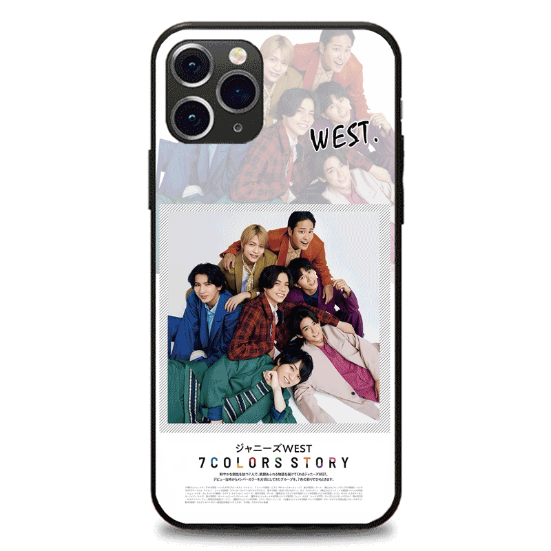 発光するスマートフォンケース 【WEST.】2種類