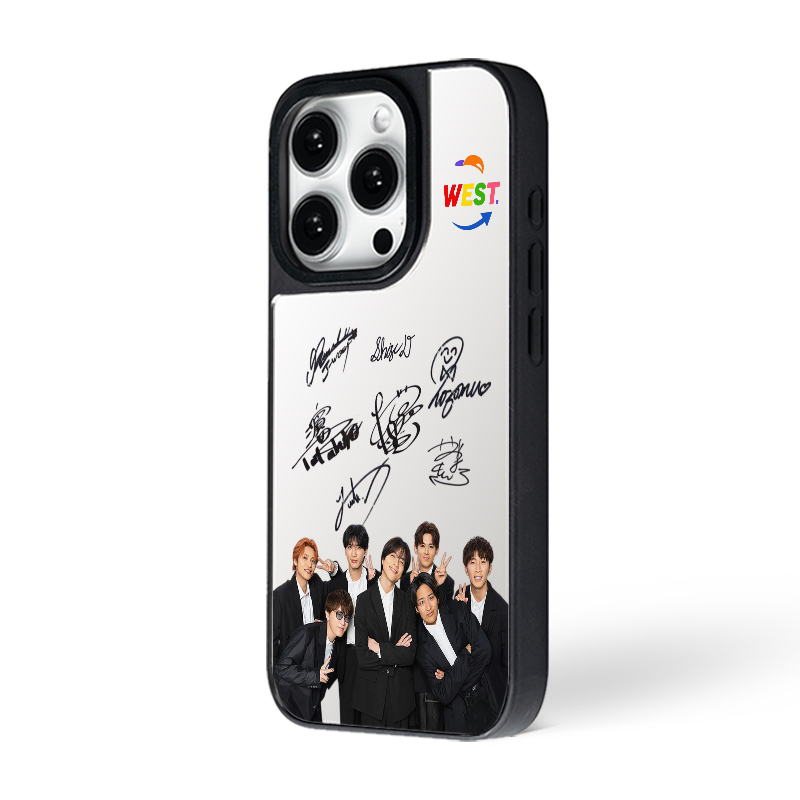 マットバンパー×ミラー スマホケース【WEST./唯一無二】
