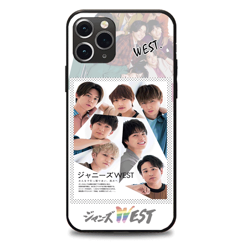 発光するスマートフォンケース 【WEST.】6種類