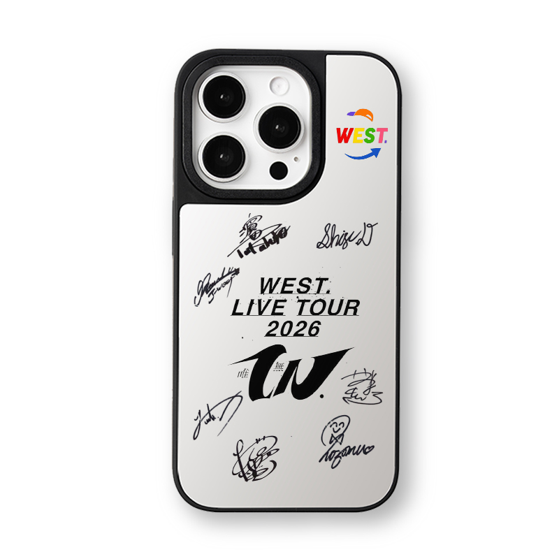 マットバンパー×ミラー スマホケース【WEST./唯一無二】-B