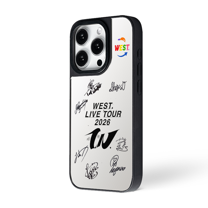 マットバンパー×ミラー スマホケース【WEST./唯一無二】-B