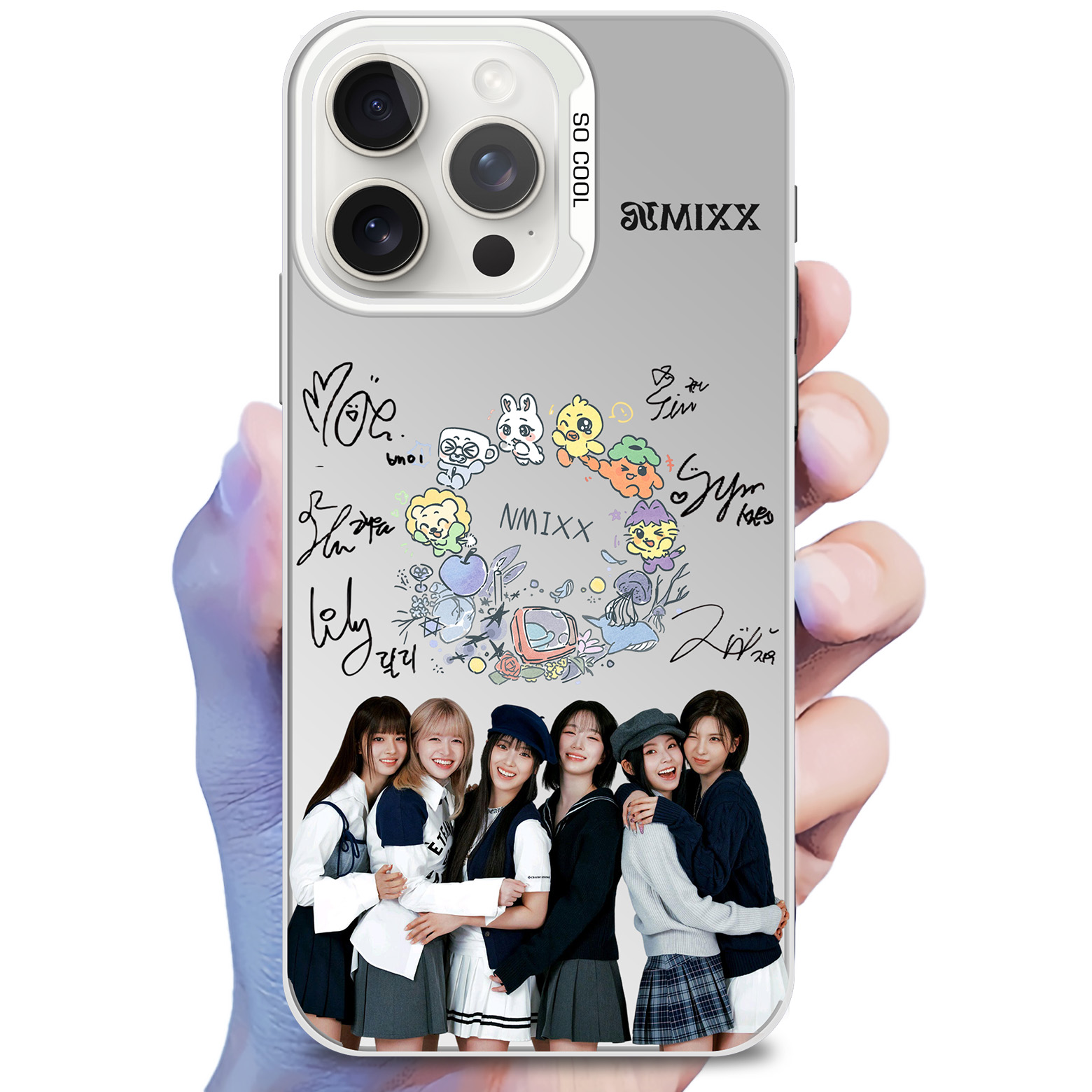 ミラースマホケース-銀【NMIXX/2nd Anniversary】