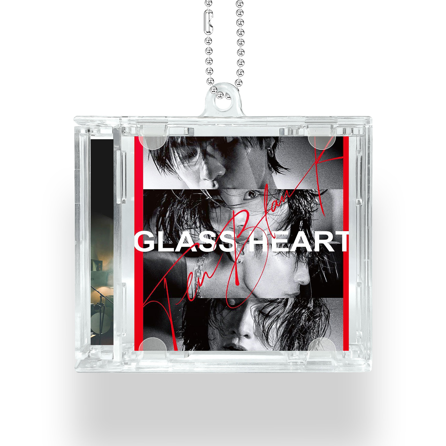 NFCミニCDキーリング【TENBLANK/Glass Heart】