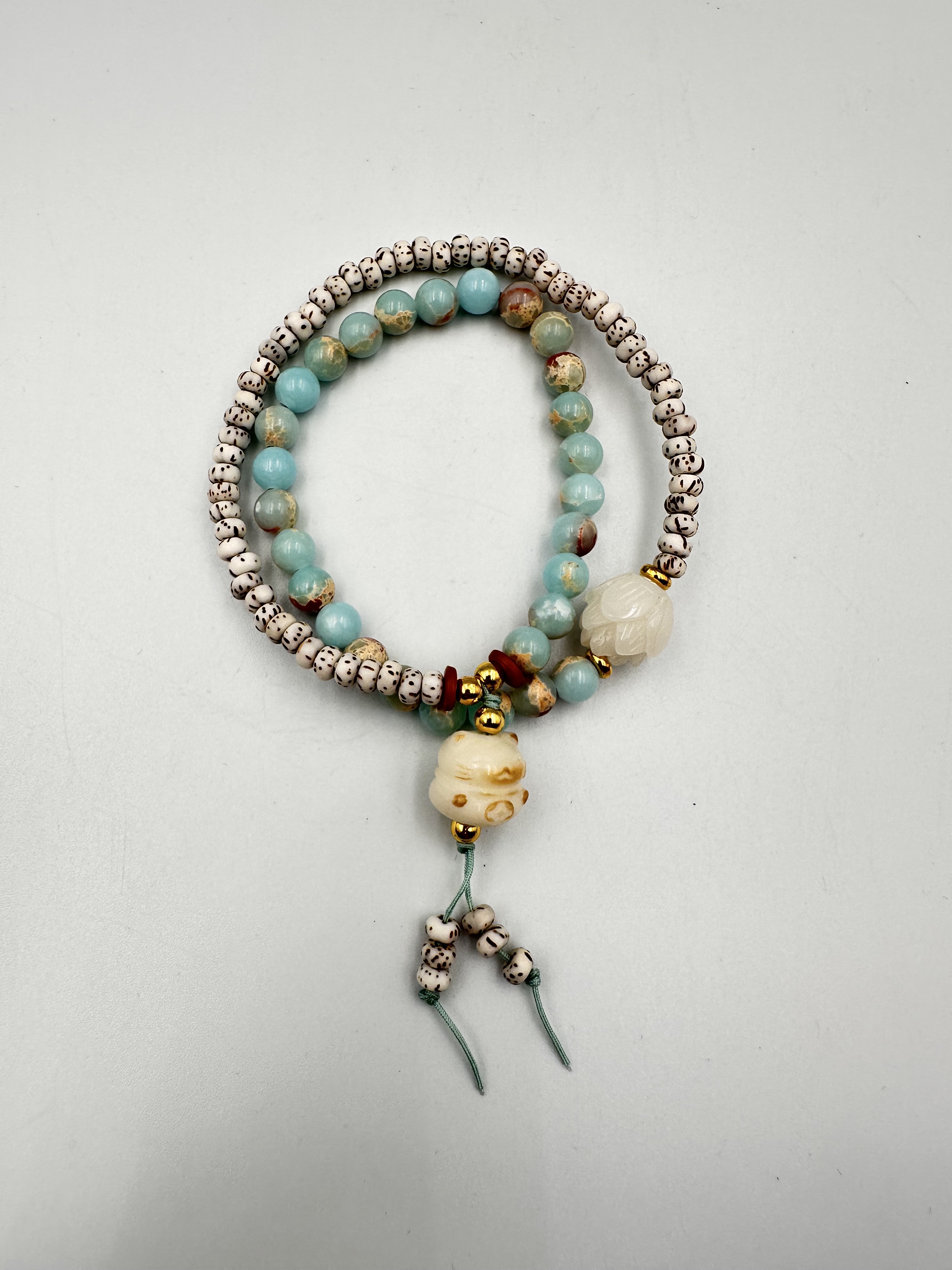 Exquisite Bead & Wood Jewelry. Wood, Lapis Lazuli and gem stones.