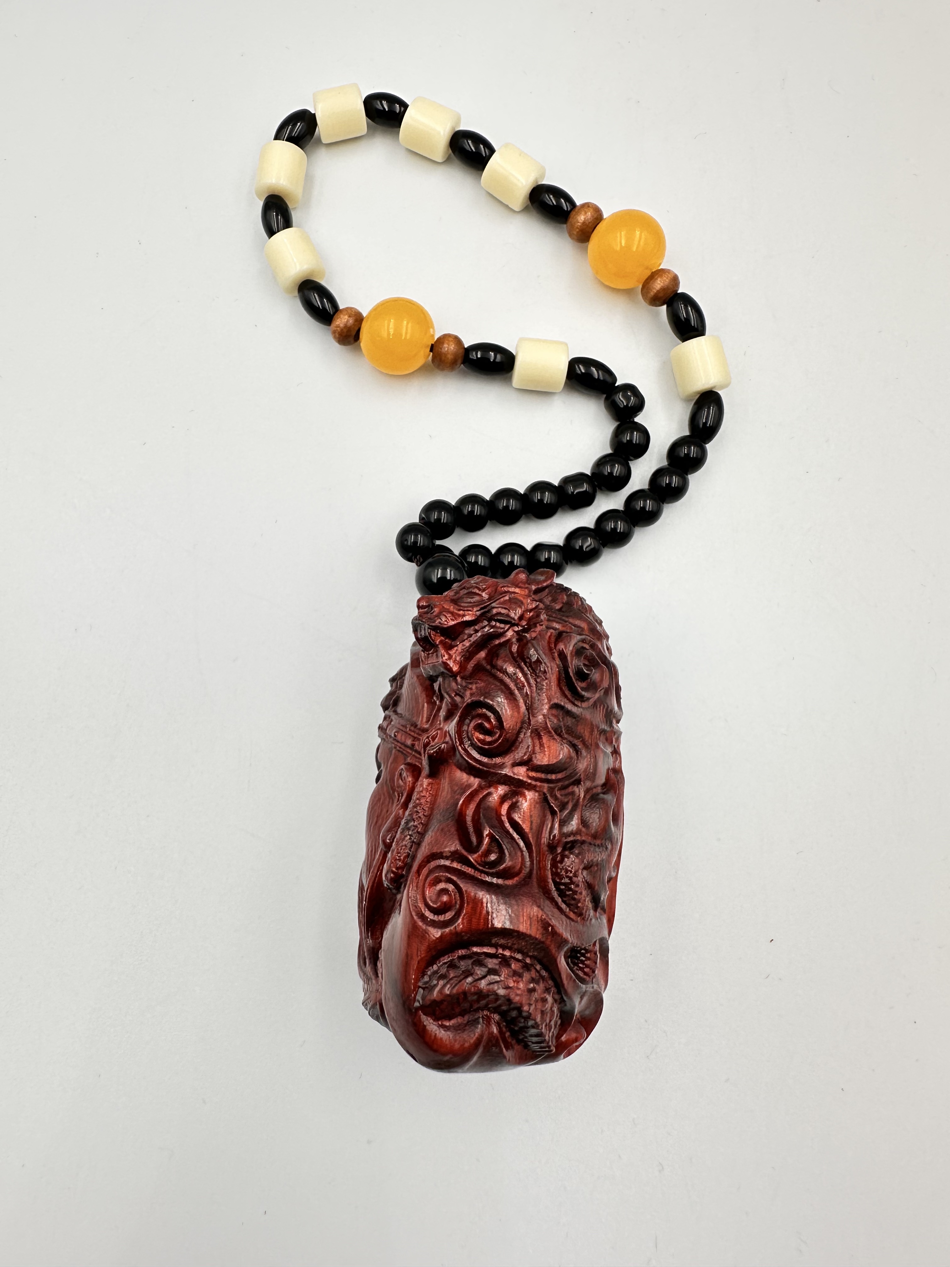 Exquisite Bead & Wood Jewelry. Wood, Lapis Lazuli and gem stones.