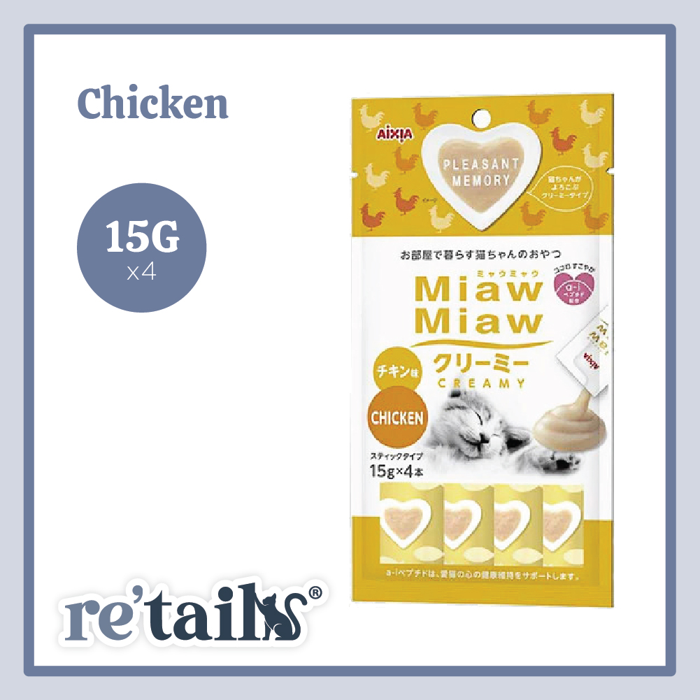 Aixia Miaw Miaw Creamy Treats (15g x 4)
