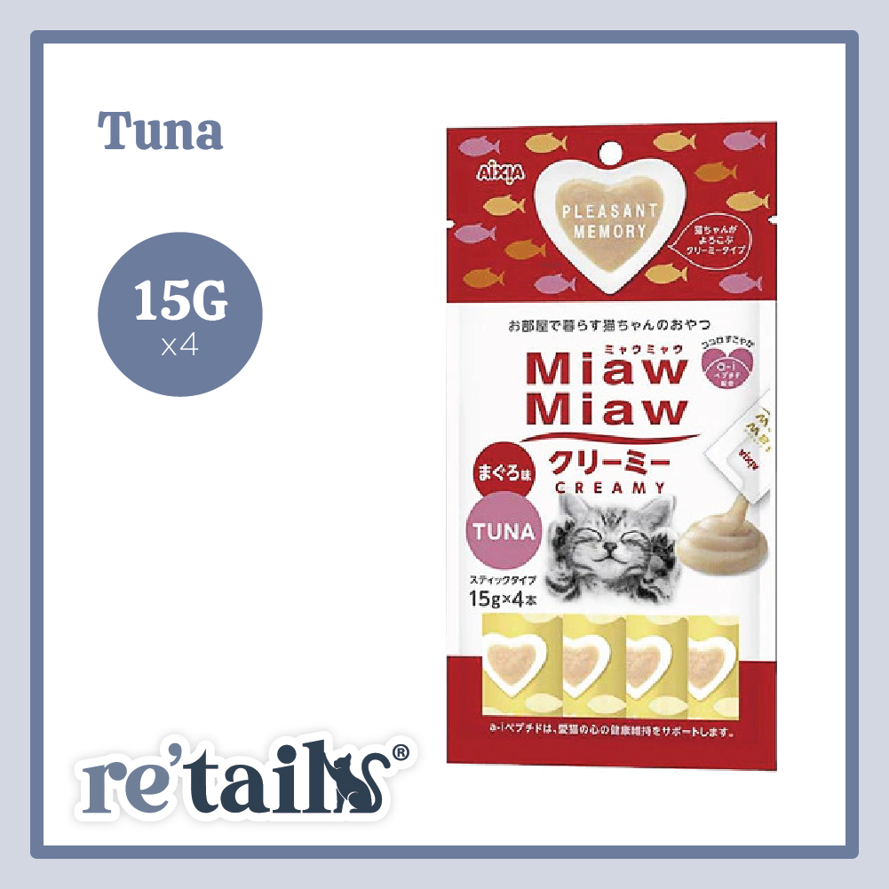 Aixia Miaw Miaw Creamy Treats (15g x 4)