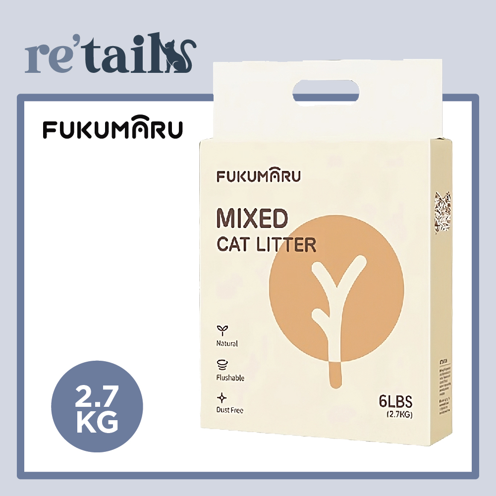 Fukumaru Apple Wood Mixed Tofu Cat Litter (2.7kg)