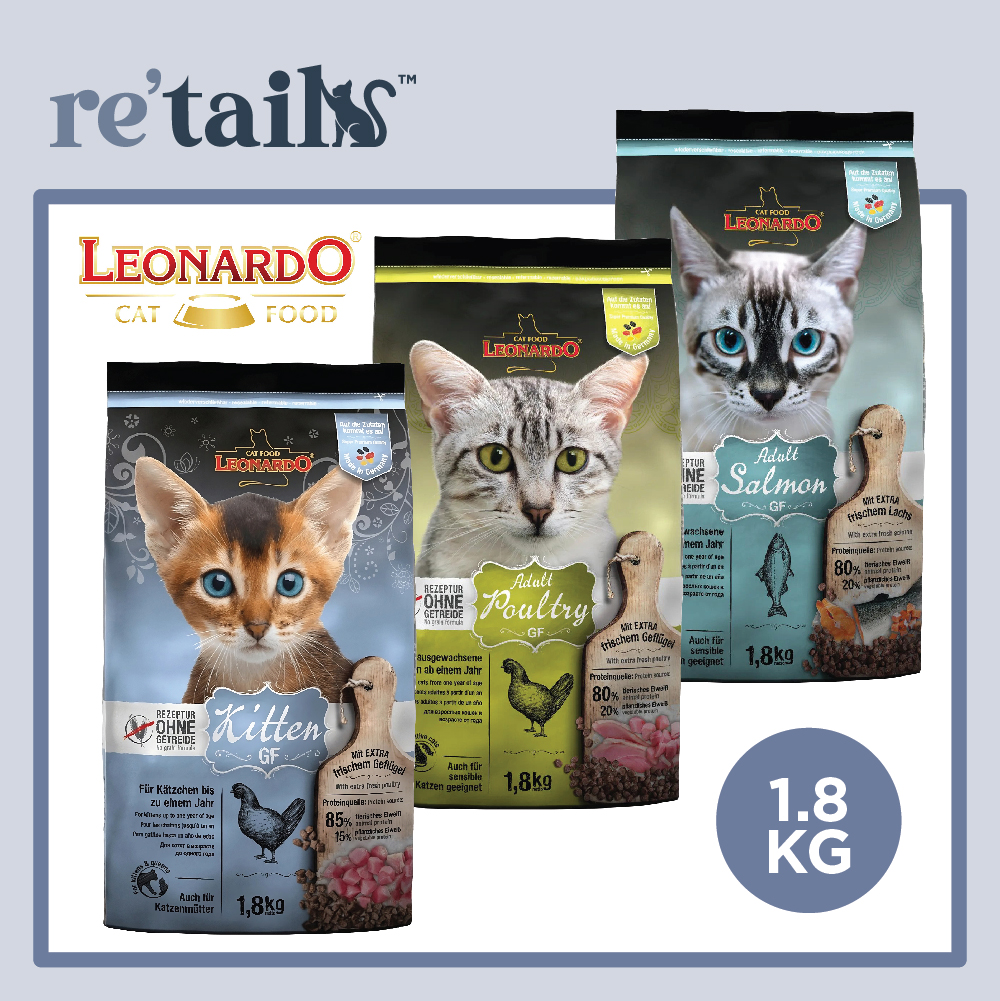 Leonardo Grain Free Cat Dry Food (1.8kg)