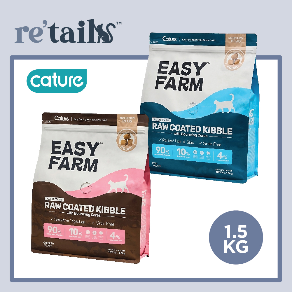Cature Easy Farm Raw Coated Kibble (1.5kg)