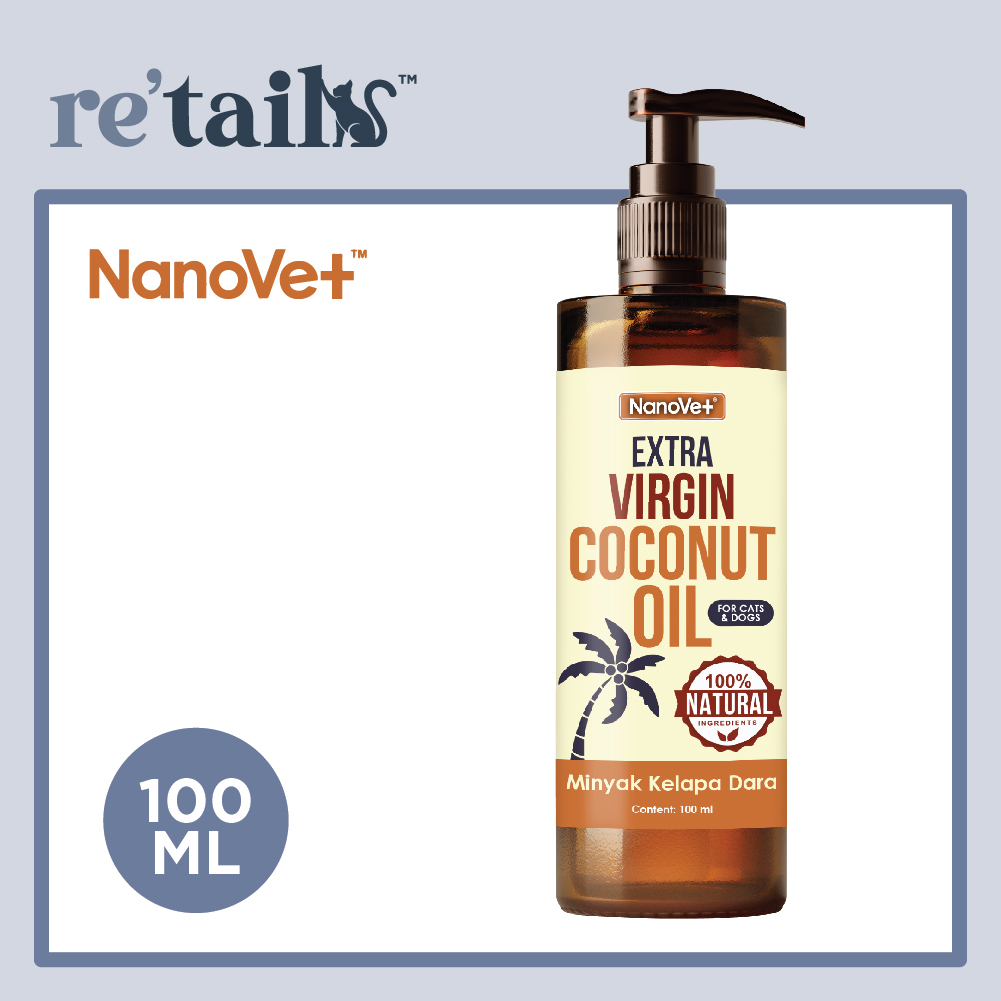 Nanovet Extra Virgin Coconut Oil (100ml)