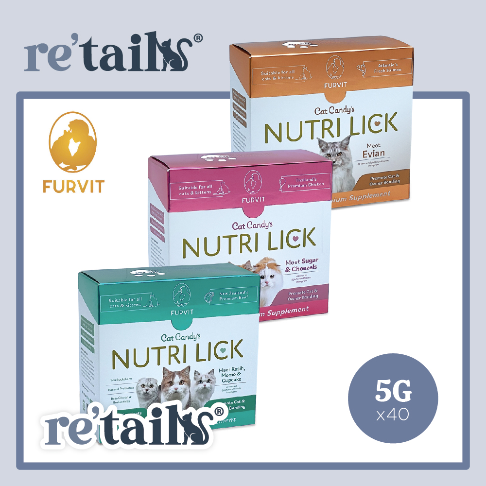 Furvit Cat Candy's Nutri Lick (5g x 40)