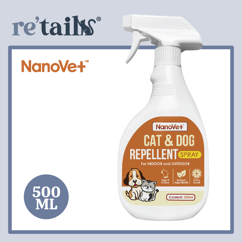 Nanovet Cat & Dog Repellent Spray (500ml)