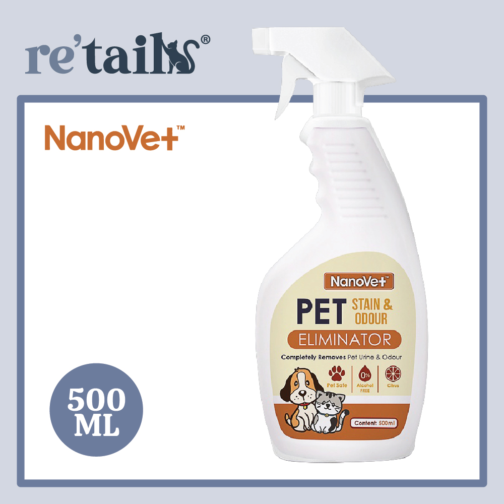 NanoVet Pet Stain & Odour Eliminator Citrus (500ml)