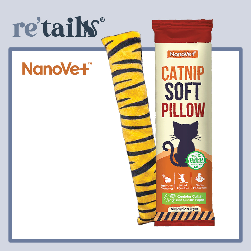 Nanovet Catnip Soft Pillow