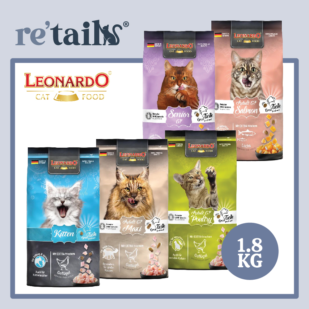 Leonardo Super Premium Grain Free Cat Dry Food (1.8kg)