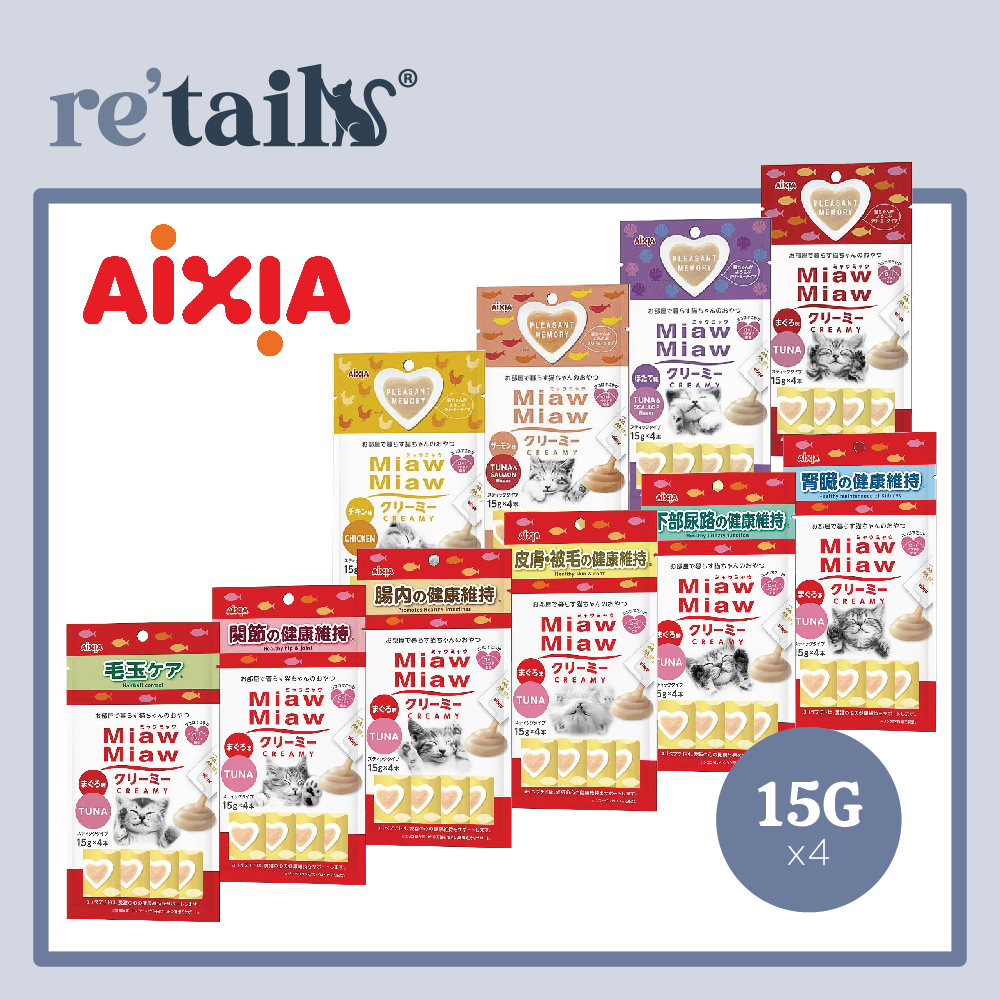 Aixia Miaw Miaw Creamy Treats (15g x 4)