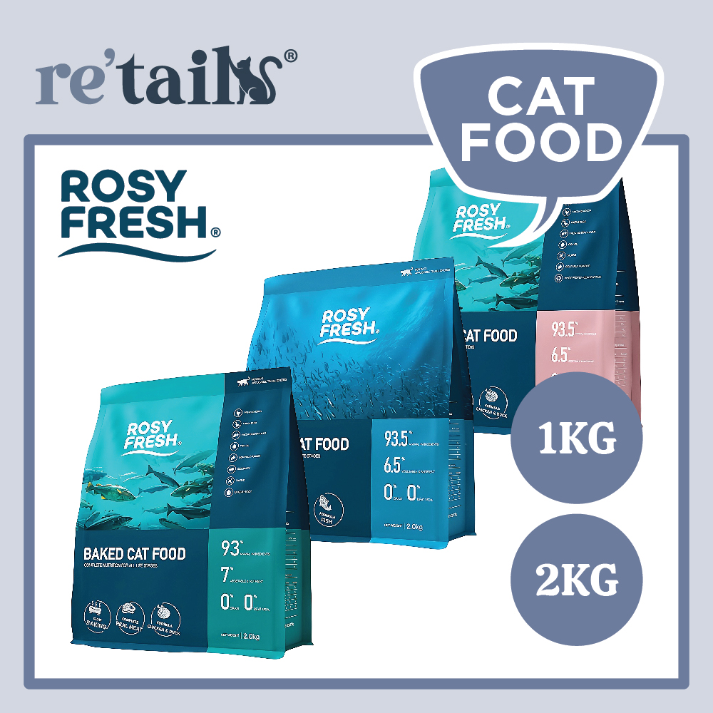 Rosy Fresh Oven Baked Food (1kg/2kg) Cat Dry Food