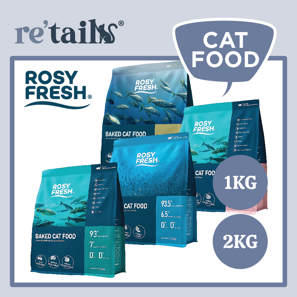 Rosy Fresh Oven Baked Food (1kg/2kg) Cat Dry Food