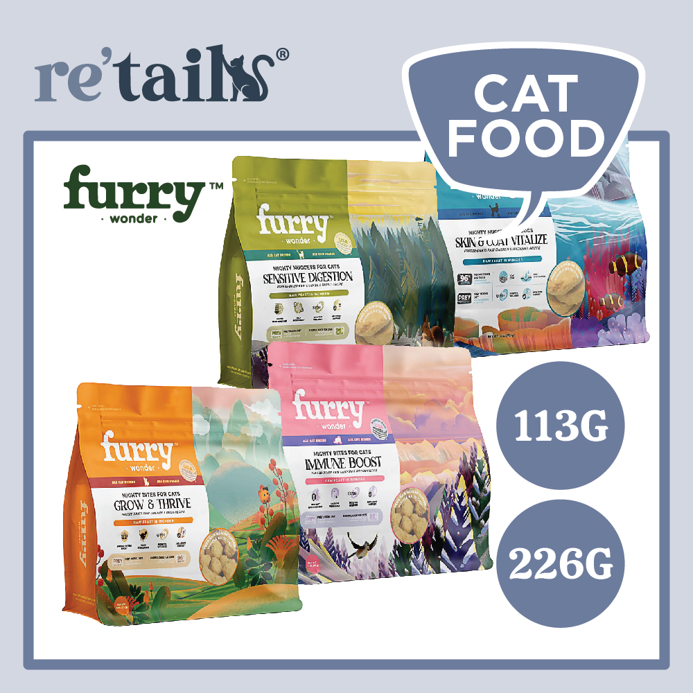 Furry Wonder Freeze Dried Food for Cats (113g/226g)