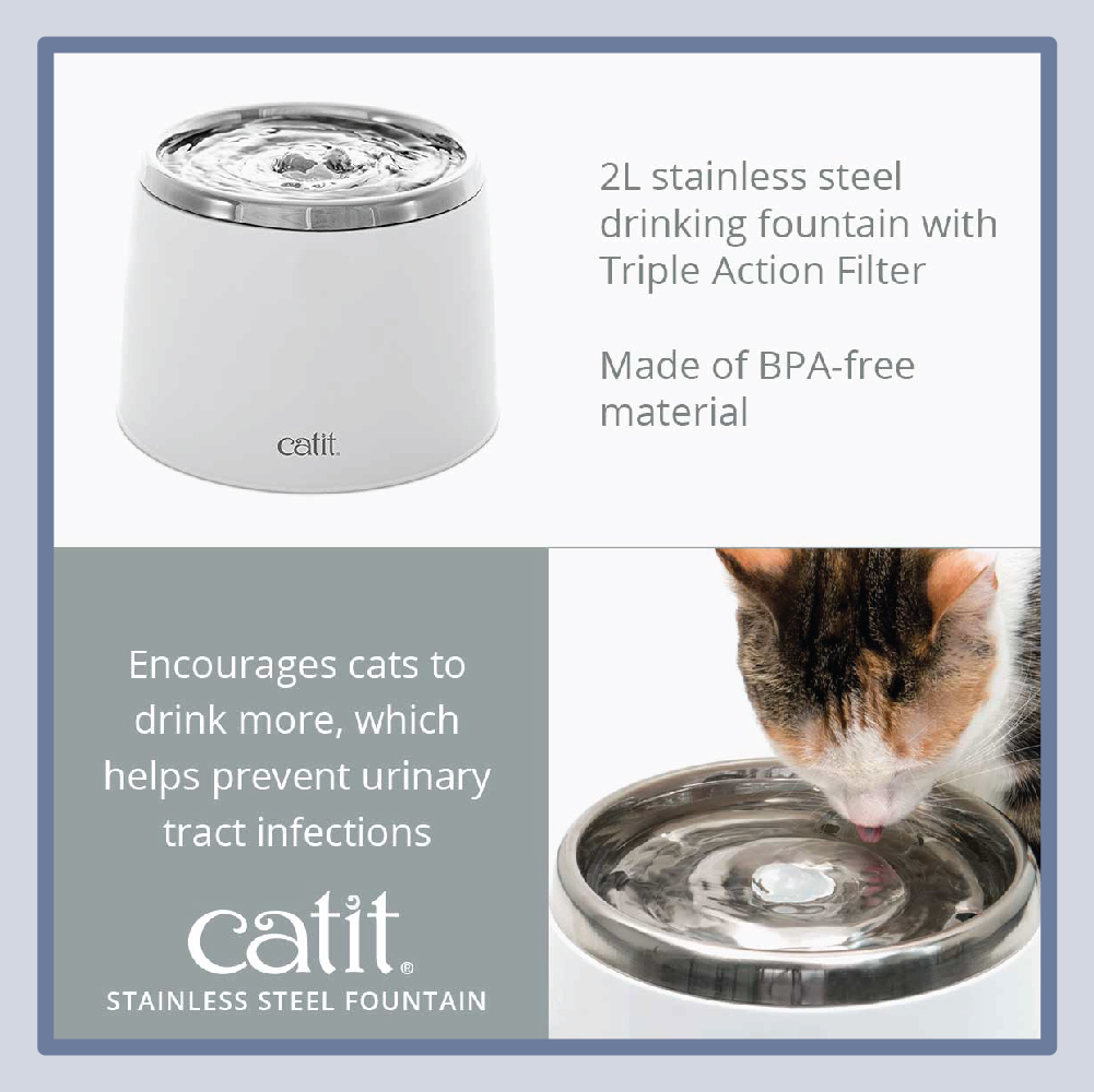 Catit Drinking Fountain Stainless Steel