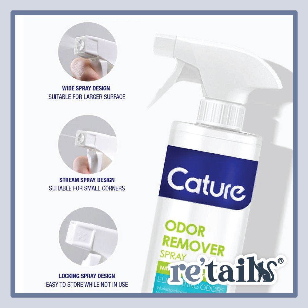 Cature Odor Remover Spray/Multi-purpose Disinfectant Spray (470ml)