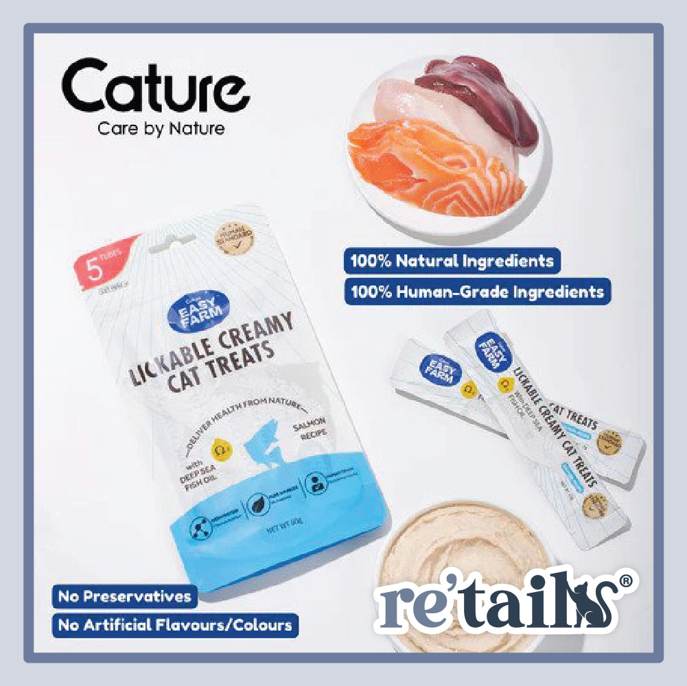 Cature Easy Farm Lickable Creamy Cat Treats (12g x 5)